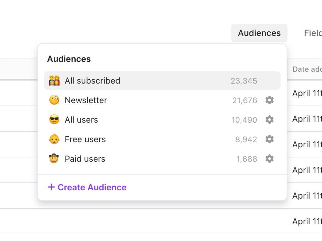 Custom audiences