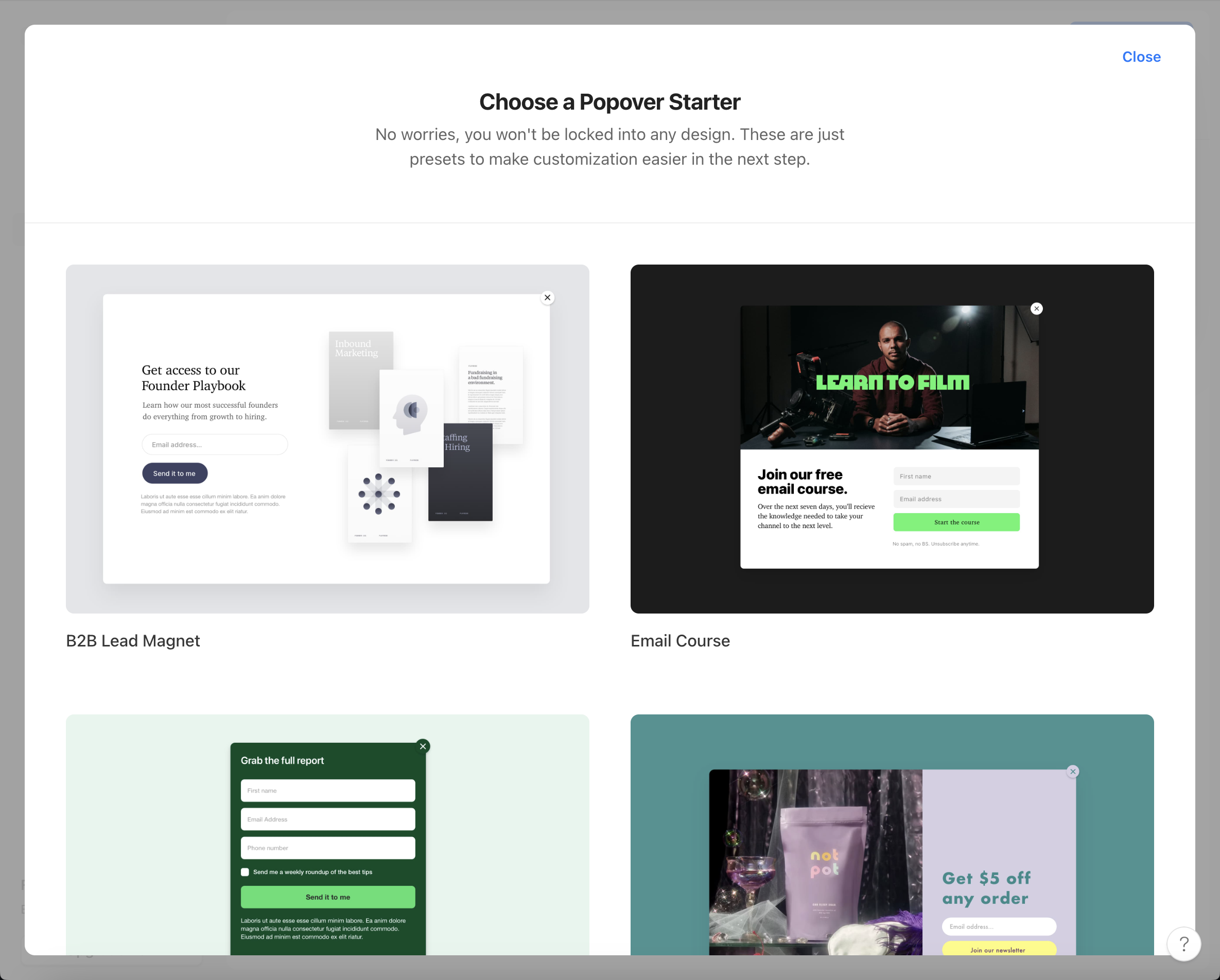 Introducing the Form Builder