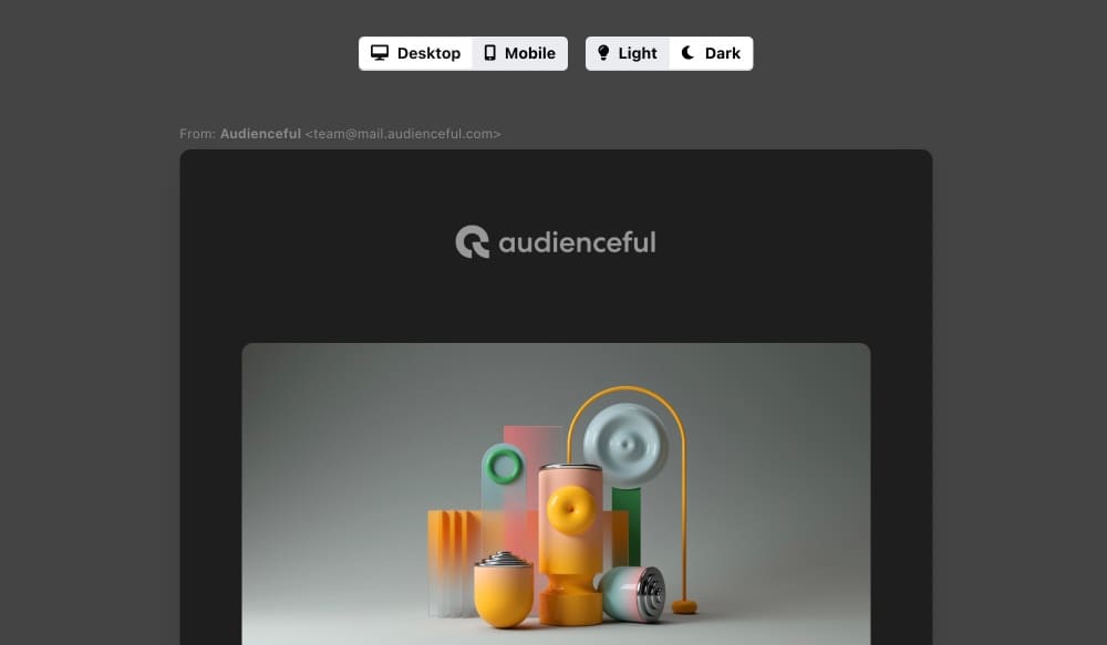 Previewing dark mode