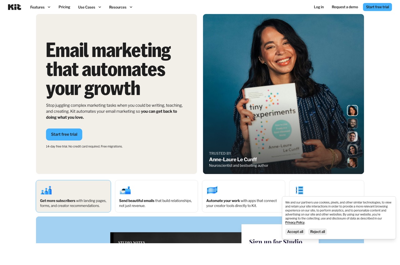 Kit (ConvertKit) interface